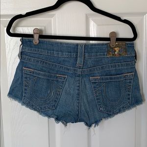 TRUE RELIGION JEAN SHORTS